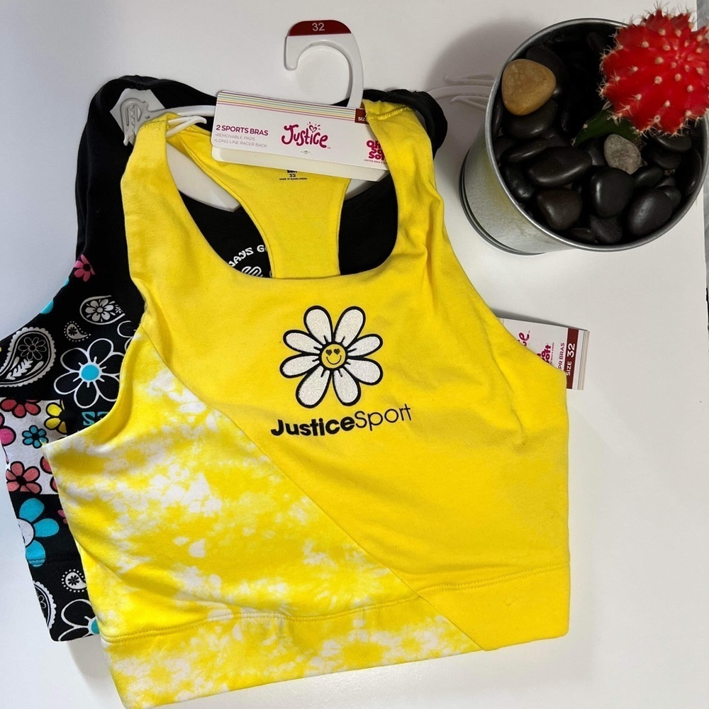 Justice sports bra